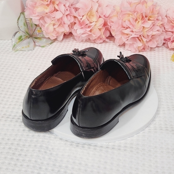 BOSTANIAN Florentino Black Leather Loafers sz 11.5 M main image 5